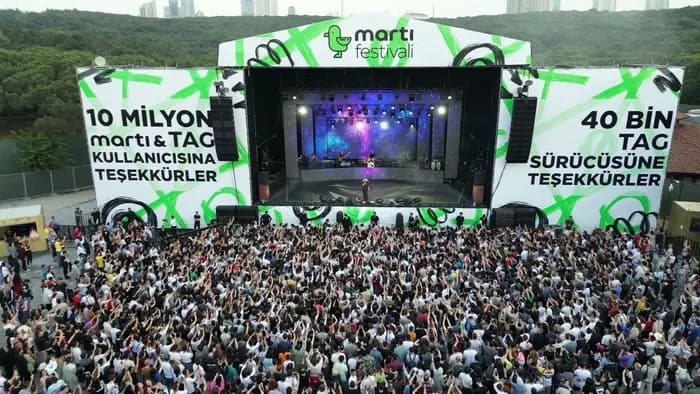 Martı'dan 40 bin TAG sürücüsü ve 10 milyon Martı&TAG kullanıcısına coşkulu kutlama